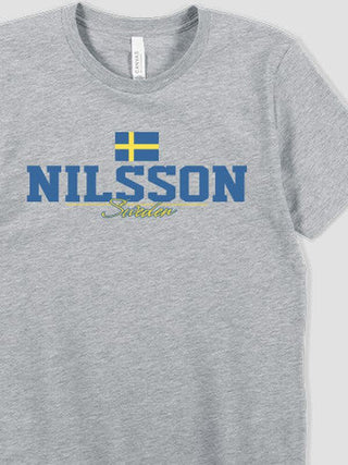 Sweden Flag : Premium Printed T-Shirts