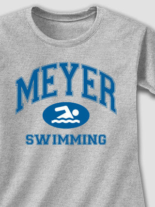 Swimming : Adult Ladies Fitted T-Shirt