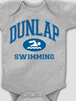 Swimming : Printed Baby Bodysuits