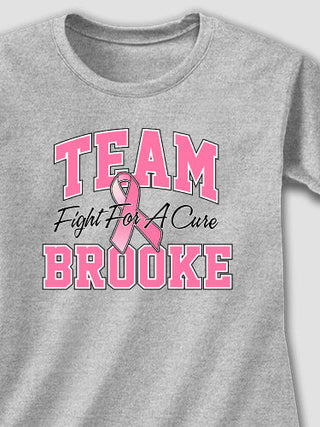 Team Pink : Adult Ladies Fitted T-Shirt