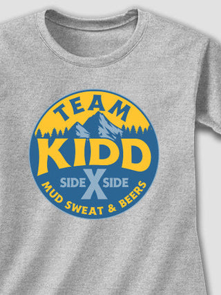 Team Side By Side : Adult Ladies Fitted T-Shirt