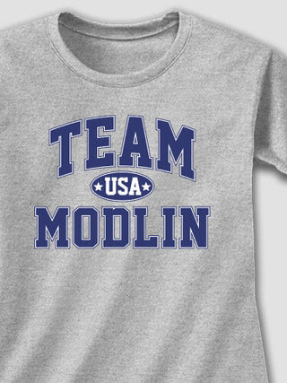 Team USA : Adult Ladies Fitted T-Shirt