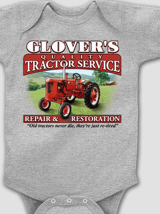 Tractor Service : Printed Baby Bodysuits