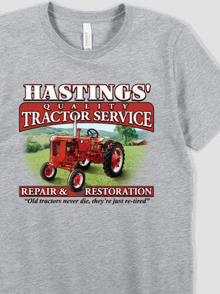 Tractor Service : Premium Printed T-Shirts