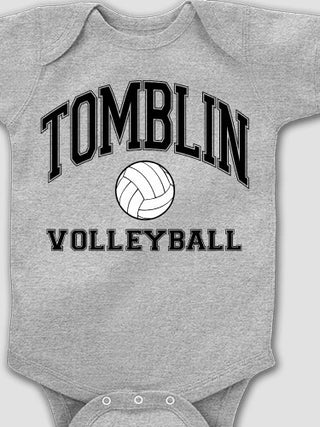 Volleyball : Printed Baby Bodysuits