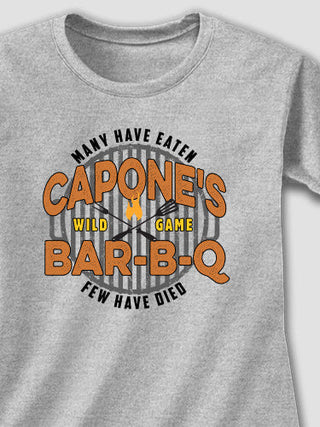 Wild Game Few Have Died BBQ : Adult Ladies Fitted T-Shirt
