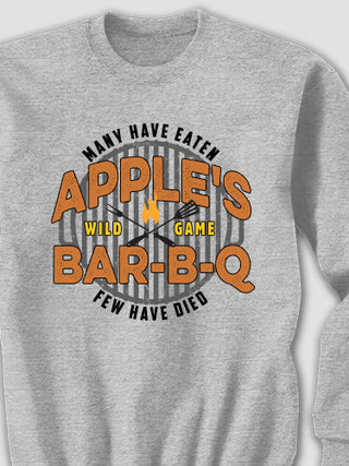 Wild Game Few Have Died BBQ : Printed Sweatshirts