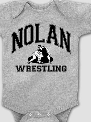 Wrestling : Printed Baby Bodysuits