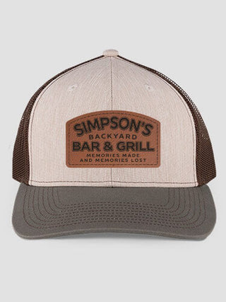 Backyard Bar and Grill : Structured Trucker Hats with Patch