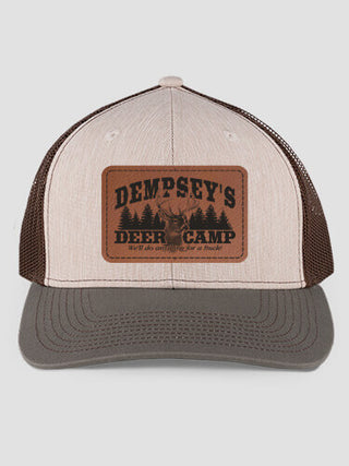 Deer Camp : Structured Trucker Hats with Patch