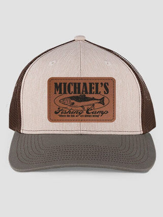 Fishing Camp : Structured Trucker Hats with Patch