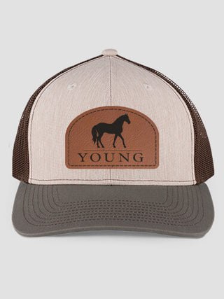 Horse : Structured Trucker Hats with Patch
