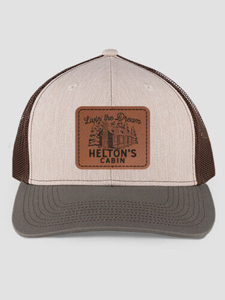 Livin' The Dream Cabin : Structured Trucker Hats with Patch