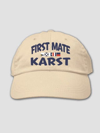 First Mate : Embroidered Baseball Hats