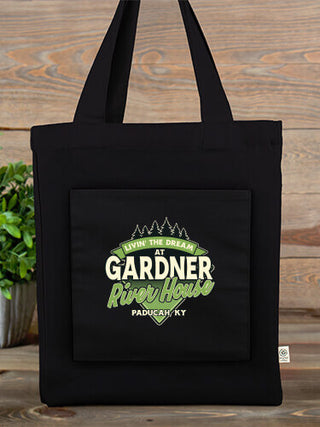 Livin' The Dream River House : Canvas Totes