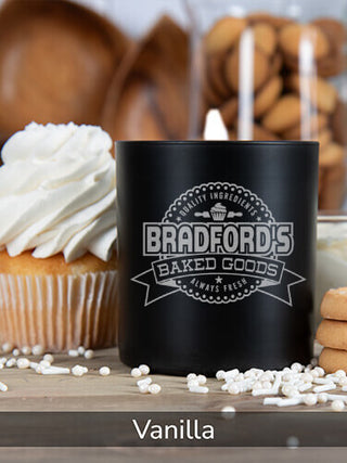 Baked Goods : 11oz. Engraved Scented Candles