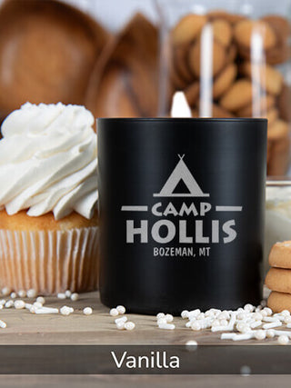 Camp : 11oz. Engraved Scented Candles
