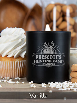 Hunting Camp : 11oz. Engraved Scented Candles
