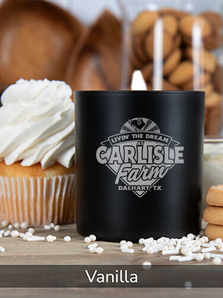 Livin' The Dream Farm : 11oz. Engraved Scented Candles