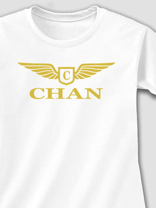 Aviation Monogram : Adult Ladies Fitted T-Shirt