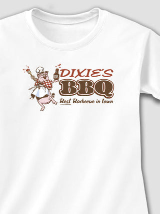 BBQ : Adult Ladies Fitted T-Shirt