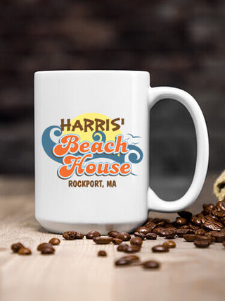 Beach House : Ceramic Coffee Mugs