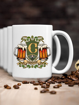 Beer Coat Of Arms : Ceramic Coffee Mugs