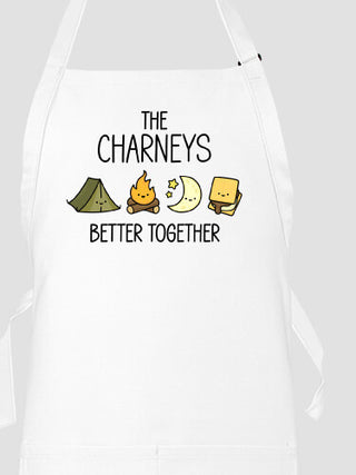 Better Together Camping : Printed Aprons