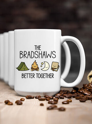 Better Together Camping : Ceramic Coffee Mugs