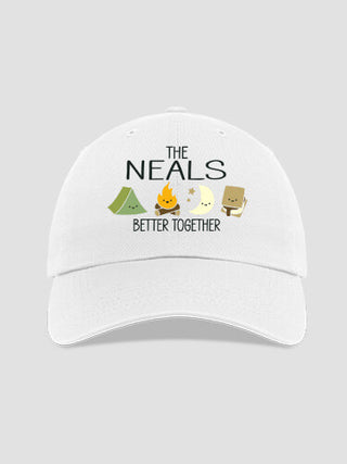 Better Together Camping : Embroidered Baseball Hats