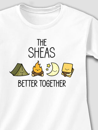 Better Together Camping : Printed T-Shirts