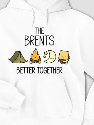 Better Together Camping : Printed Hoodies