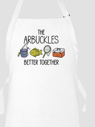 Better Together Fishing : Printed Aprons