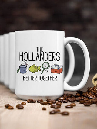 Better Together Fishing : Ceramic Coffee Mugs