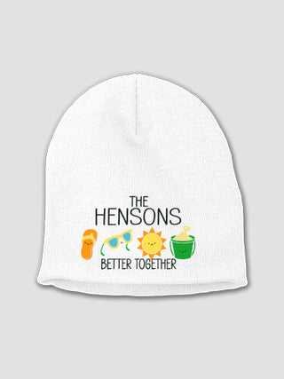 Better Together Vacation : Embroidered Beanies