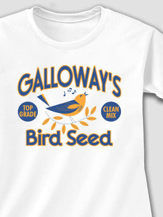 Bird Seed : Adult Ladies Fitted T-Shirt
