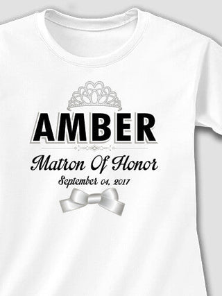 Bridal Party Girls : Adult Ladies Fitted T-Shirt