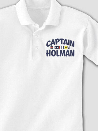 Captain : Embroidered Polo Shirts