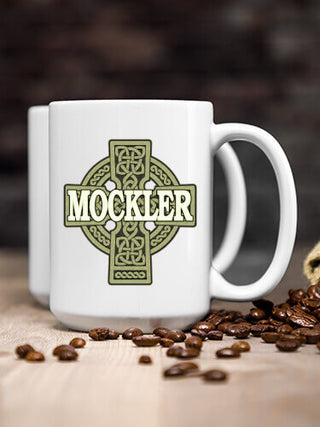 Celtic Stone Cross : Ceramic Coffee Mugs