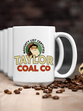 Christmas Coal Company : Ceramic Coffee Mugs