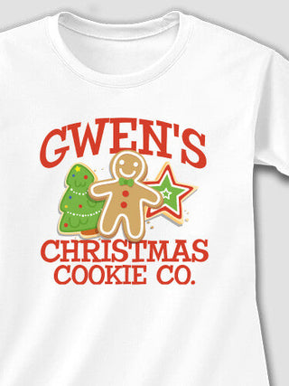 Christmas Cookie Company : Adult Ladies Fitted T-Shirt