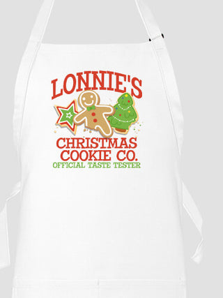 Christmas Cookie Tester : Printed Aprons