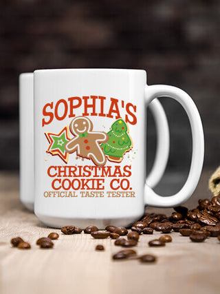 Christmas Cookie Tester : Ceramic Coffee Mugs
