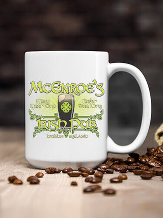 Classic Irish Pub : Ceramic Coffee Mugs