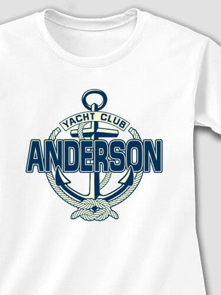 Classic Yacht Club : Adult Ladies Fitted T-Shirt
