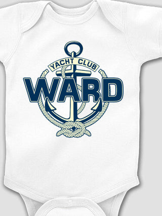 Classic Yacht Club : Printed Baby Bodysuits