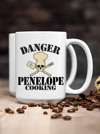 Cooking Danger : Ceramic Coffee Mugs