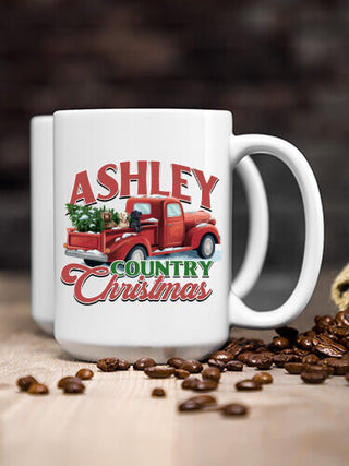 Country Christmas : Ceramic Coffee Mugs