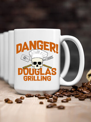 Danger Grilling : Ceramic Coffee Mugs