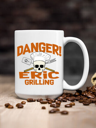 Danger Grilling : Ceramic Coffee Mugs